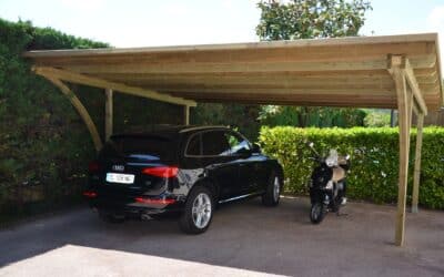 Abris voiture double, Carport