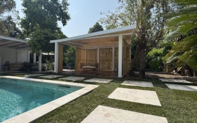 Réalisation d’une pergola sur plan d’architecte.